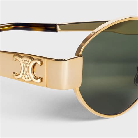 celine triomphe metal sunglasses price|celine metal frame.